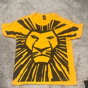 Disney Yellow Lion Face T-Shirt